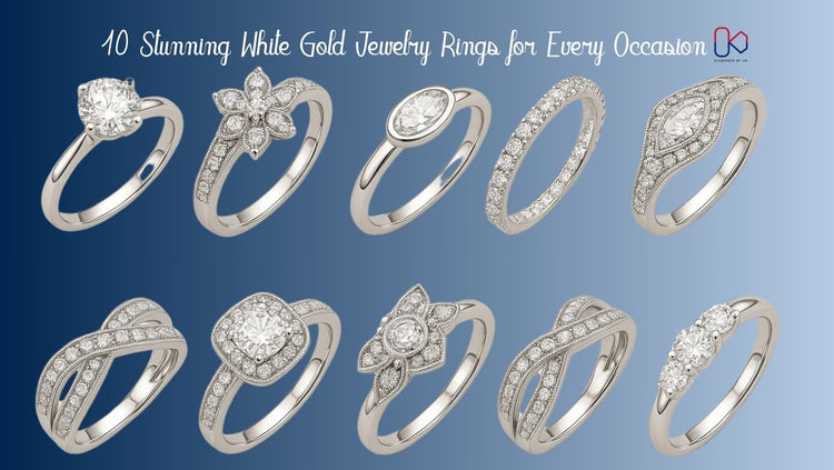 10 Stunning White Gold Jewelry Rings for Every Occasion