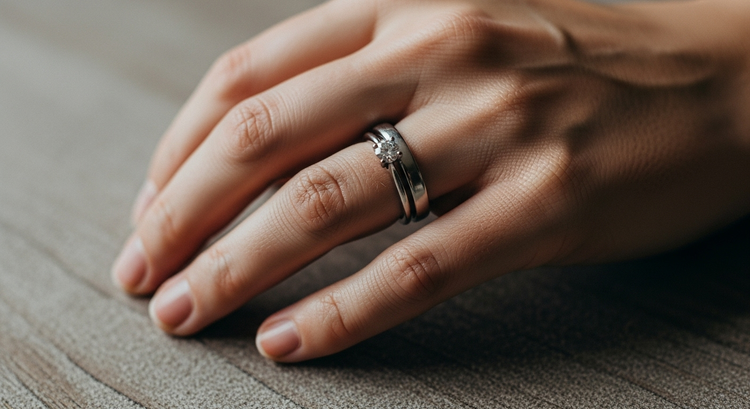 Where Do You Put Engagement Ring And Wedding Ring?