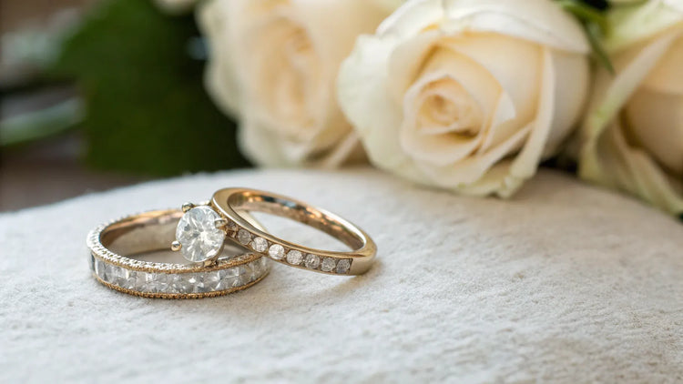Where Does the Wedding Band Go With Engagement Ring?