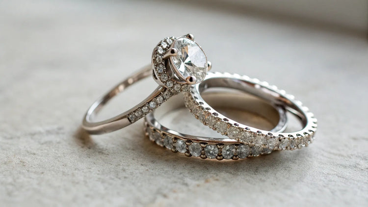 What Order Engagement Ring Wedding Band