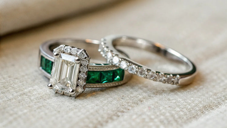 What Wedding Band Goes With an Emerald Cut Engagement Ring