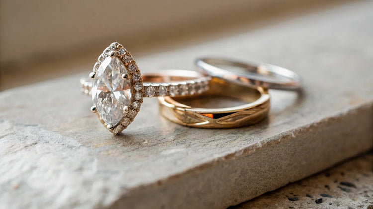 What Wedding Band Goes With a Marquise Engagement Ring