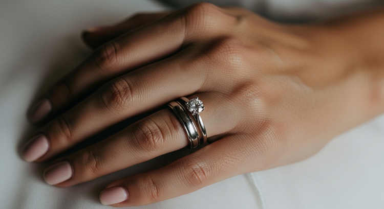 How Should You Wear Your Wedding Ring And Engagement Ring
