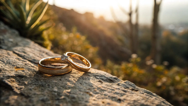 How Is the Engagement and Wedding Ring Worn