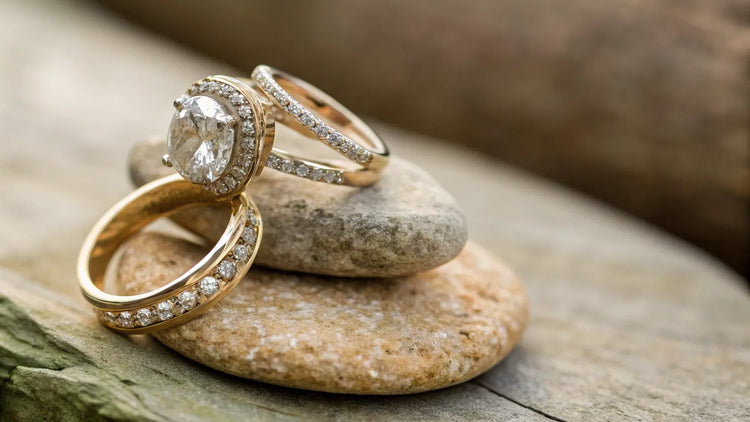 How to Stack Engagement Ring and Wedding Band