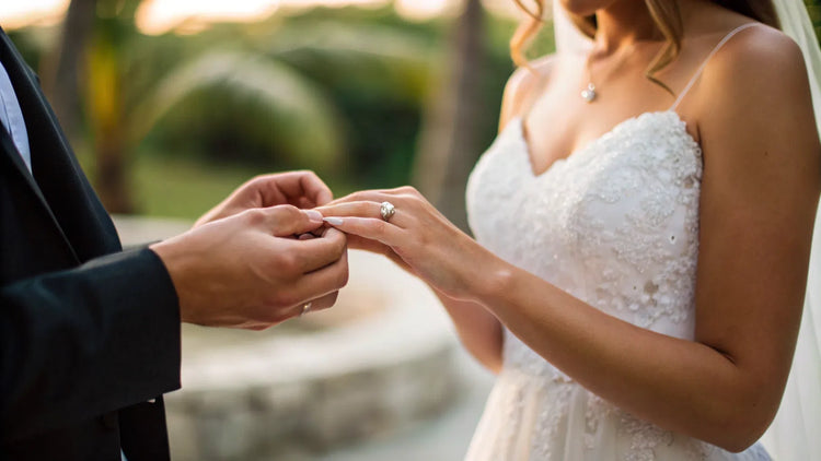 Where to Put Engagement Ring on Wedding Day