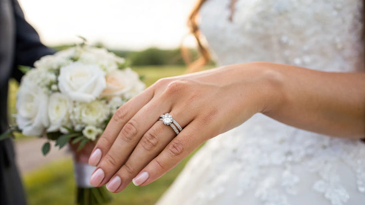 How Should Engagement Ring And Wedding Band Be Worn