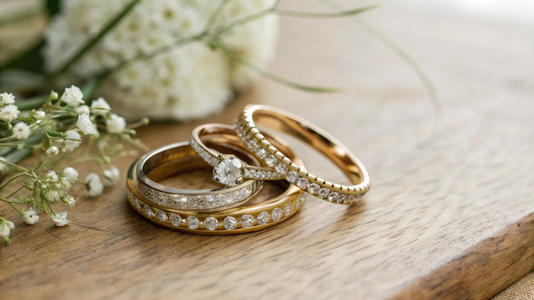How to Stack Your Wedding Rings