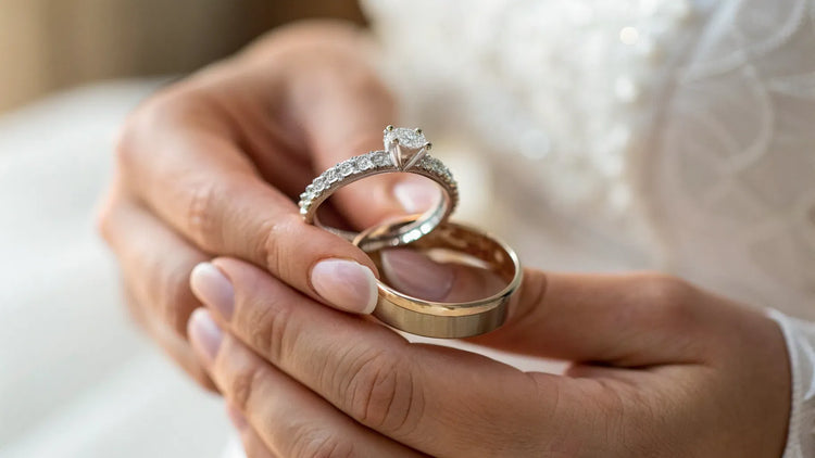 Does the Wedding Band Go First Or The Engagement Ring?