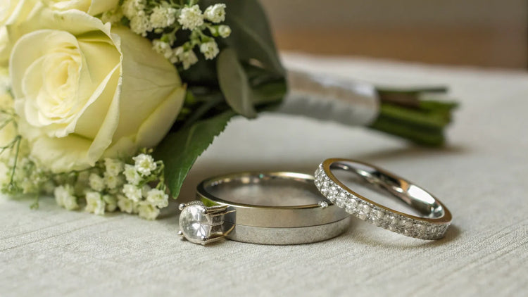 Does a Wedding Band Go Above or Below Engagement Ring