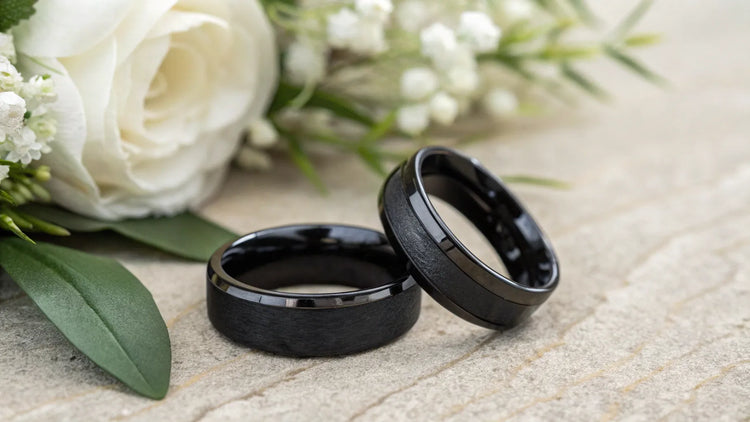 What Are Black Wedding Rings Made Of