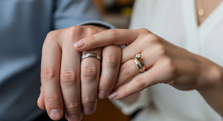How To Wear Wedding Rings After Marriage