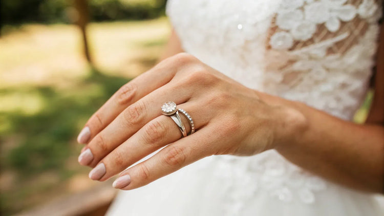 Does the Engagement Ring or Wedding Band Go On First?