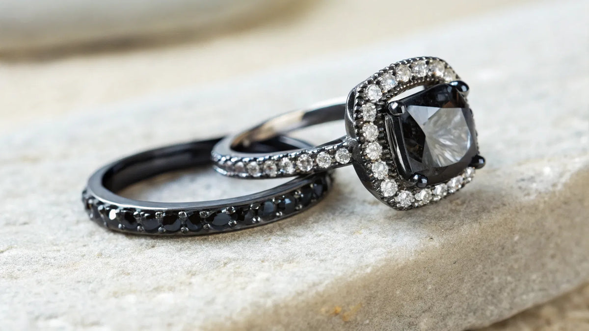What Does a Black Diamond Wedding Ring Mean | diamondsbyuk