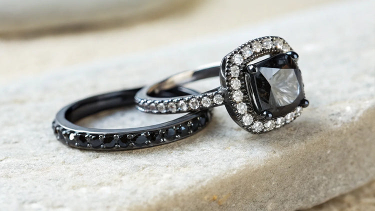 What Does a Black Diamond Wedding Ring Mean