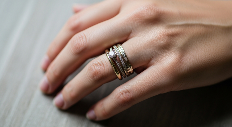 What Order Are You Supposed to Wear Your Wedding Rings