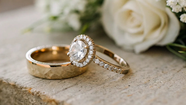 What Wedding Band Goes With a Halo Ring
