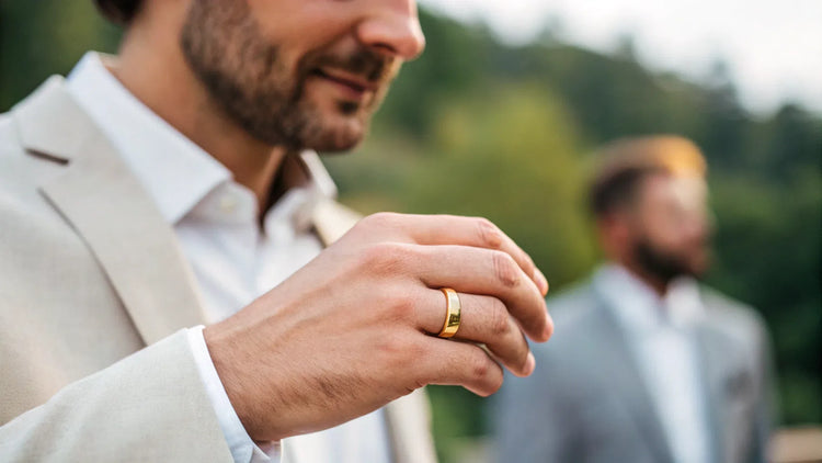 Do Men Wear a Ring Before the Wedding