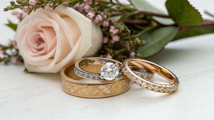 Which Ring Goes First on a Wedding Set