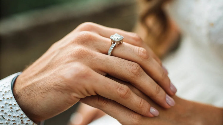 Do You Wear Engagement Ring On Top Of Wedding Band