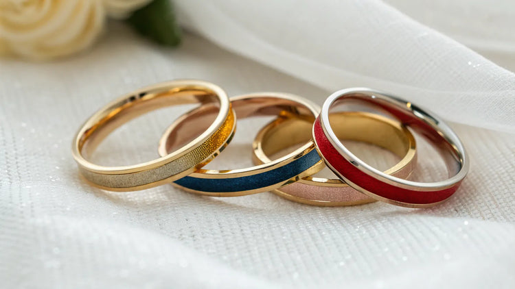 Can Wedding Rings Be Different Colors?