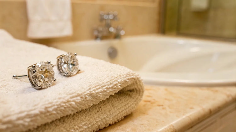 Can I Wear Diamond Earrings in the Shower? Understanding the Care and Maintenance of Your Precious Jewelry