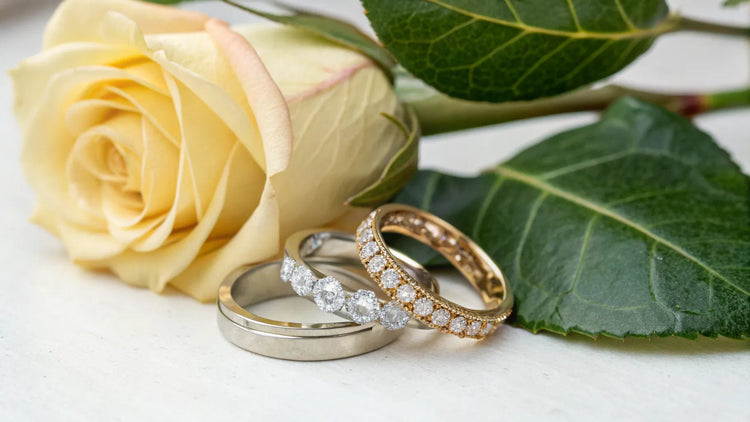 How Should You Wear Wedding, Engagement, and Eternity Rings?