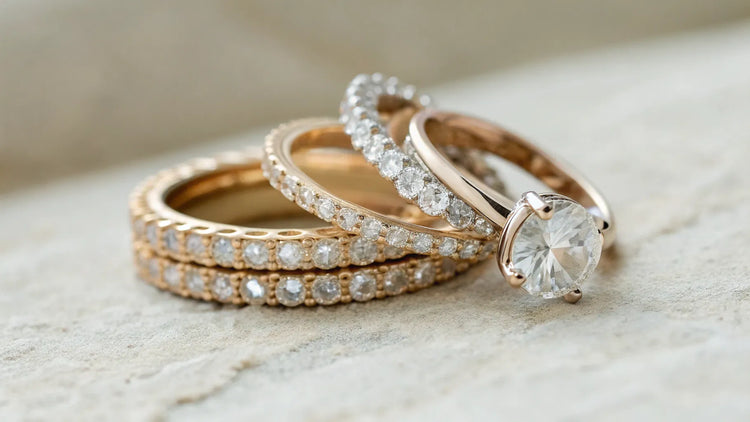 The Ultimate Guide to Which Order to Wear Wedding, Engagement, and Eternity Rings