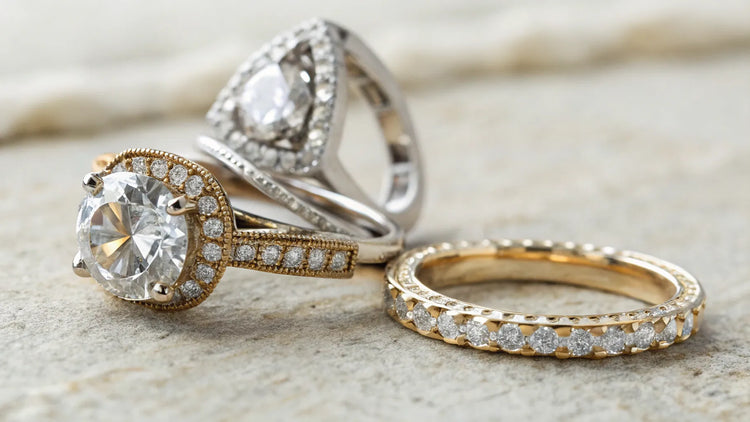 When Did Diamonds Become Popular for Wedding Rings?
