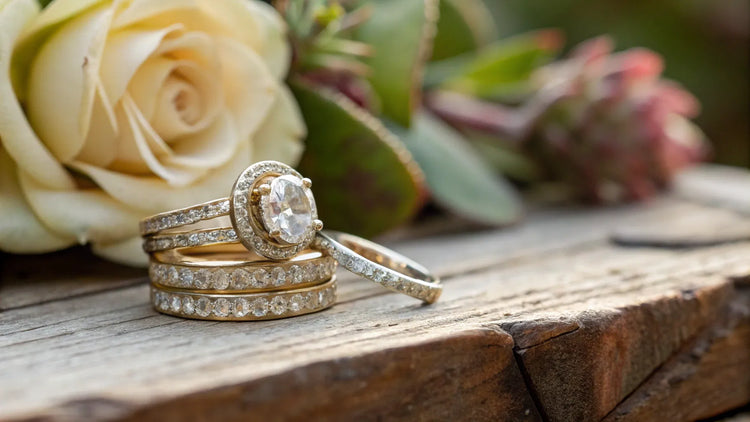 What Goes First The Engagement Ring Or The Wedding Band