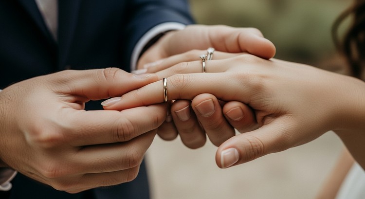 How Does Wedding Rings Go On Finger