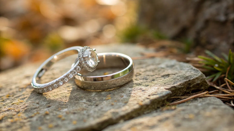 How to Attach Wedding Band to Engagement Ring