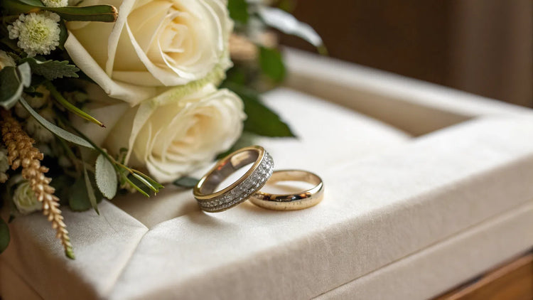 How Does a Wedding Ring Set Go On
