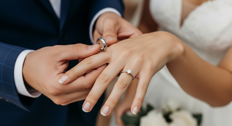 Does Wedding Band Or Engagement Ring Go On Finger First