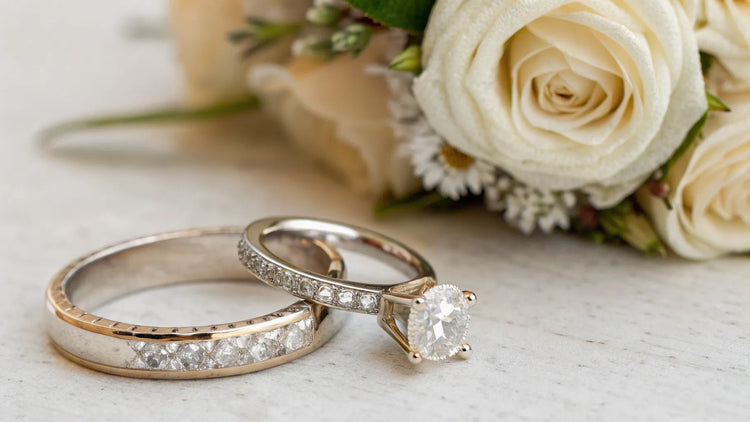 Is the Engagement Ring Bigger Than the Wedding Ring?