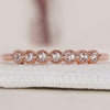 Elegant Bezel Set Wedding Band with a sleek and secure diamond design.