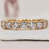 Diamond Eternity band crafted with shimmering lab grown diamonds.
