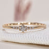 7 Stone Diamond Ring with sparkling stones.