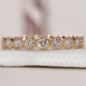 Diamond Eternity Band – Milgrain Setting
