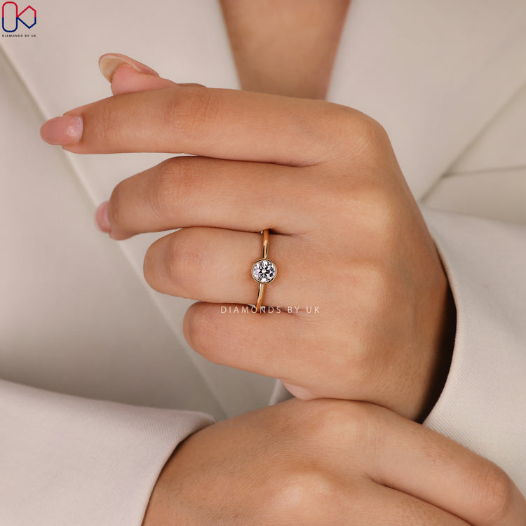 Customize ring with Diamondsbyuk engagement ring.
