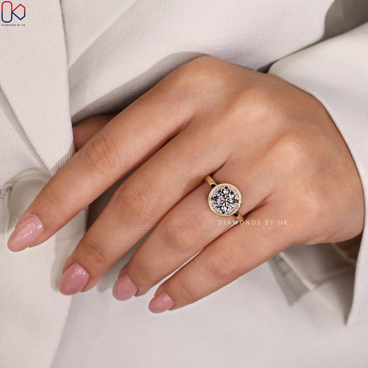 Diamondsbyuk engagement ring made for true love.
