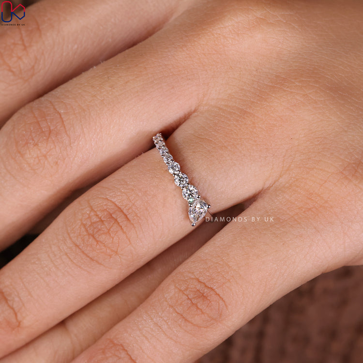 Custom wedding band crafted just for you.
