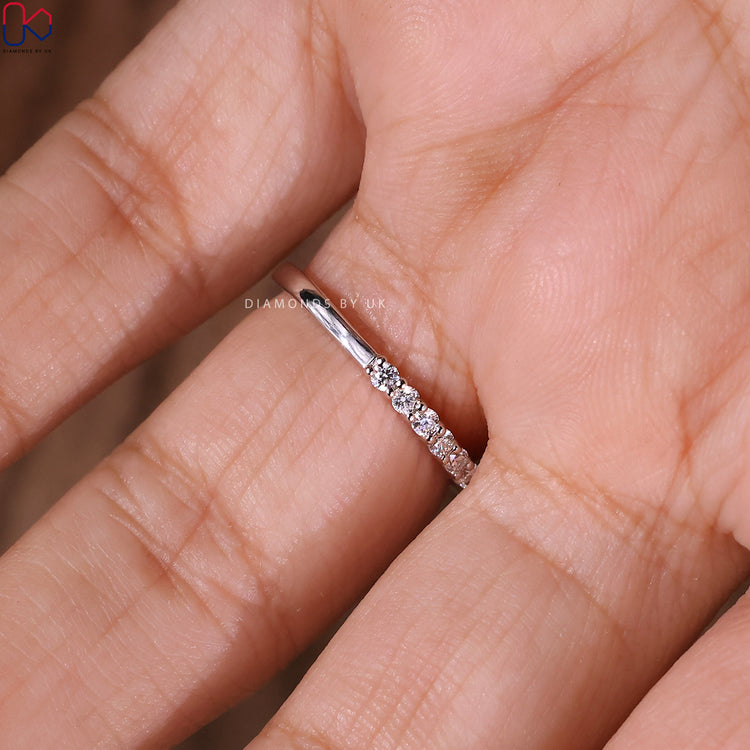 Unique wedding band designed to reflect your love.
