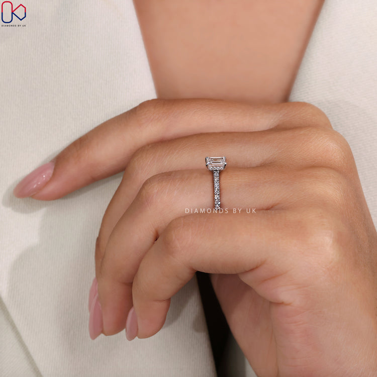 White Gold Diamond Ring with a luxurious finish.
