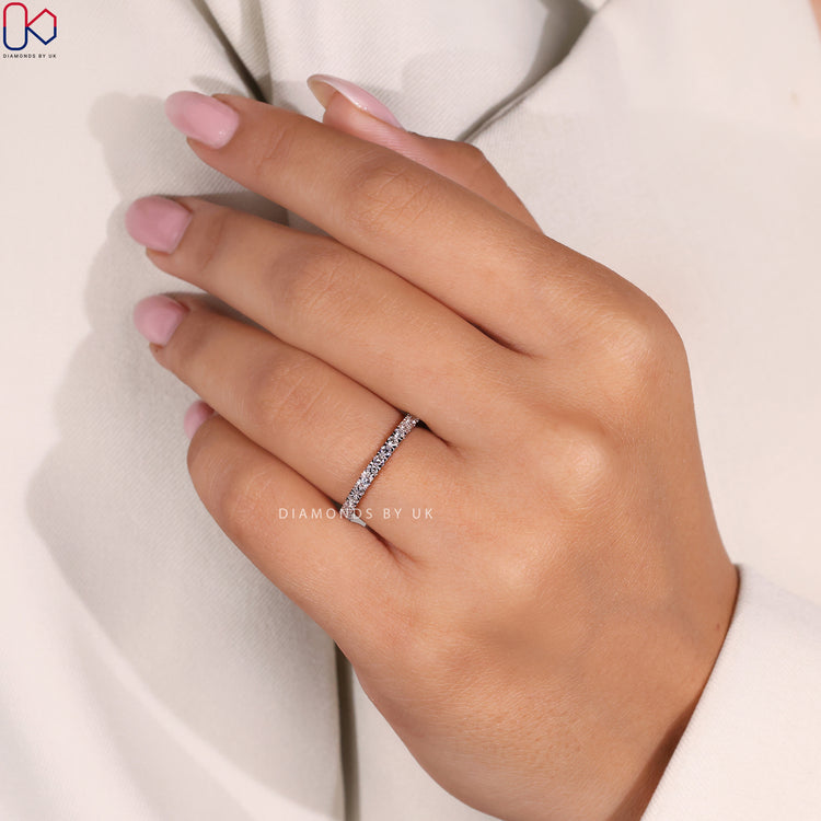 Custom wedding band made to your specifications for a unique design.
