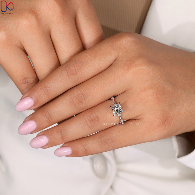 Ethical Lab Grown Diamond with exceptional brilliance.
