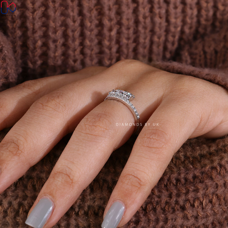Unique wedding band that stands out from the crowd.
