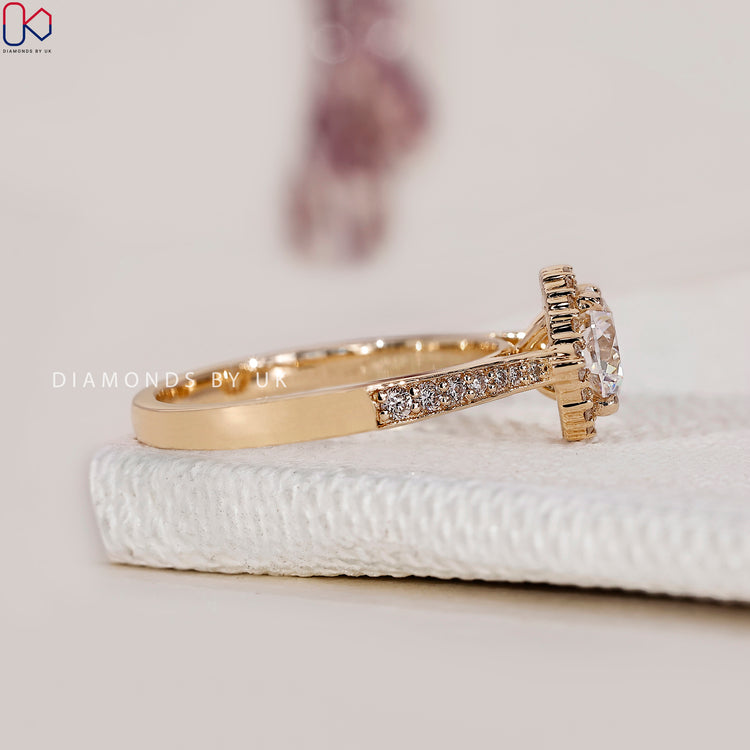 Classic yellow gold ring adding warmth and style to any look.
