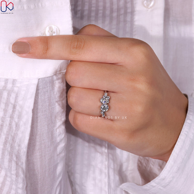 Diamondsbyuk ring with exceptional craftsmanship.
