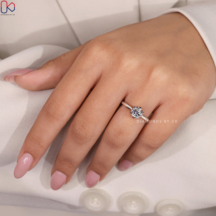 Beautiful Diamondsbyuk engagement ring for your love story.
